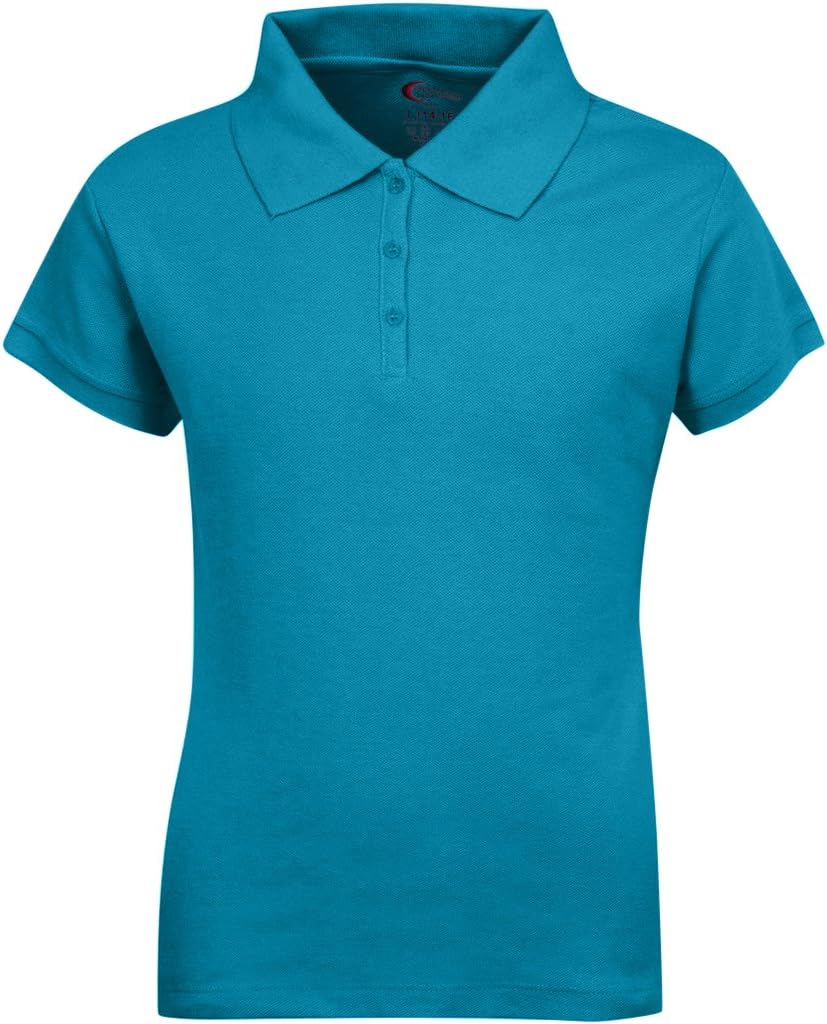 Juniors Short Sleeve Pique Polo Shirt - BIG SIZE