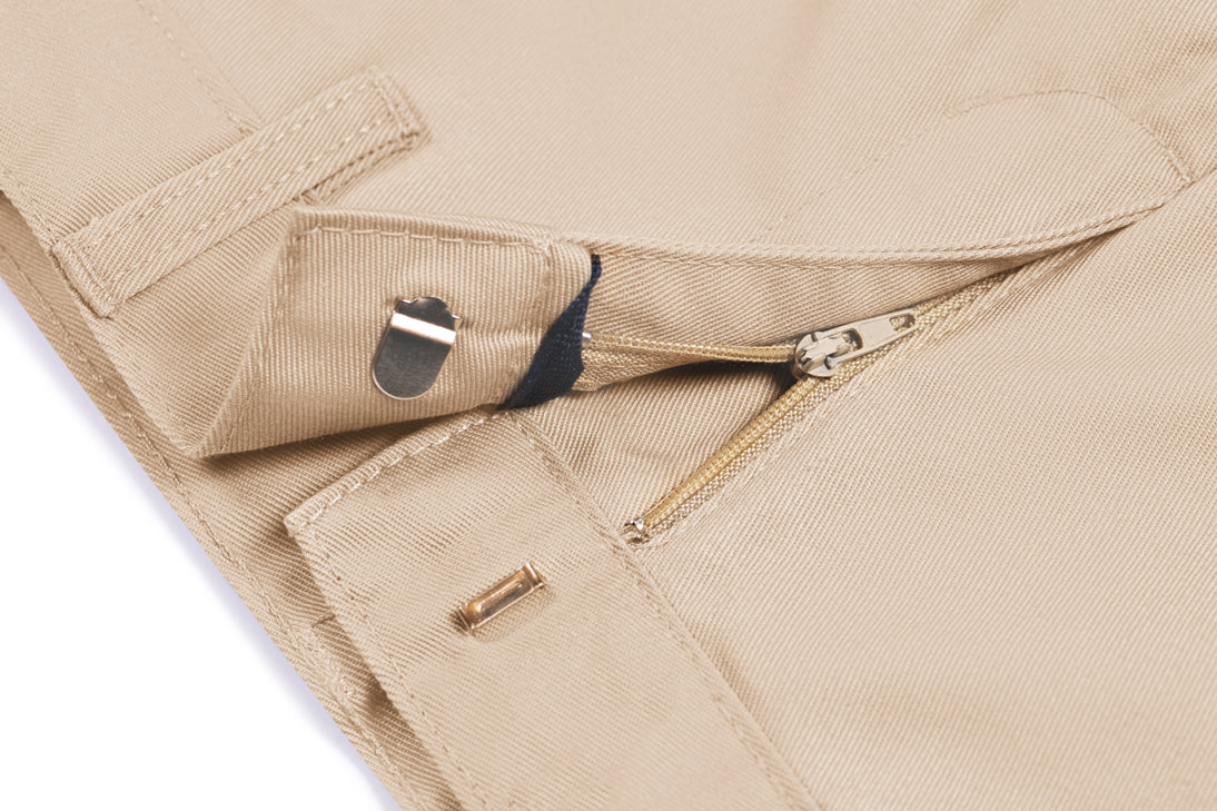 Girls Flat Front Pants