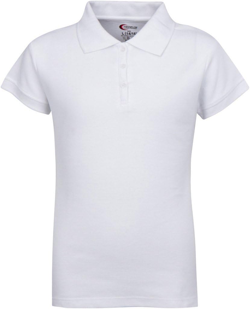 Juniors Short Sleeve Pique Polo Shirt - BIG SIZE