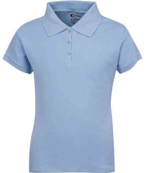 Juniors Short Sleeve Pique Polo Shirt - BIG SIZE